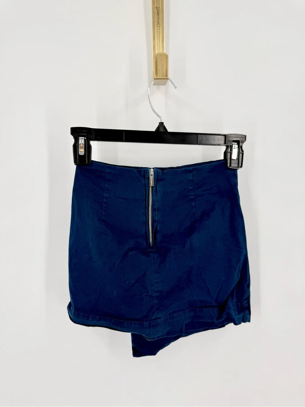 Habitual Navy & White Gingham Ruffle Tank Top